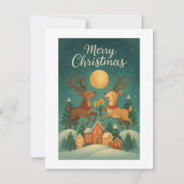 Festividades Cartão de Natal do Wonky Zoo - Renardos