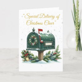 Festividades Cartão de Natal Dobrado - Cartão Esplendor Vitoria