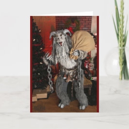 Festividades Cartão de Natal Dobrado PNW Krampus
