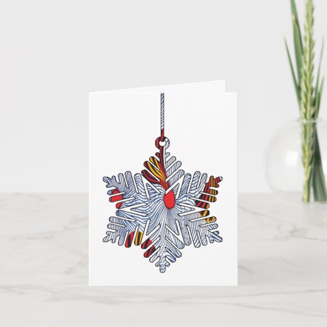 Festividades Cartão de Natal Dobrável 'Melanina' (Frente)