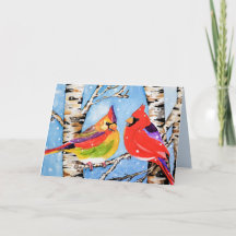 Cartão de Natal dos Cardinals