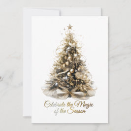 Festividades Cartão de Natal Elegante