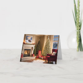 Festividades Cartão de Natal Elegante e Moderno