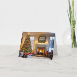 Festividades Cartão de Natal Elegante e Moderno