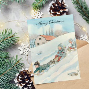 Festividades Cartão de Natal Elsa Beskow