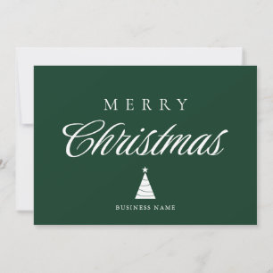 Festividades Cartão de Natal Empresarial com Rótulo de Feliz Na
