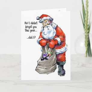 Festividades Cartão de Natal Engraçado