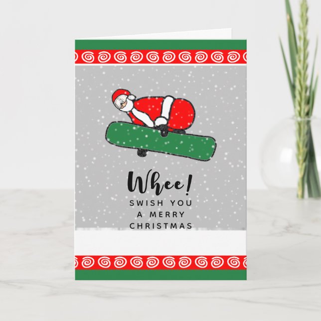 Festividades Cartão de Natal Engraçado (Frente)
