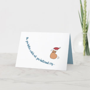 Festividades Cartão de Natal Engraçado com Fotografias