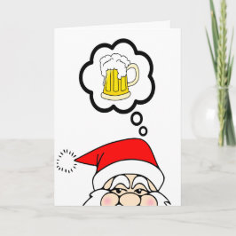 Festividades Cartão de Natal engraçado do papai noel