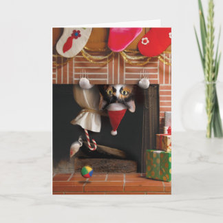 Festividades Cartão de Natal Engraçado Melhor Adorável