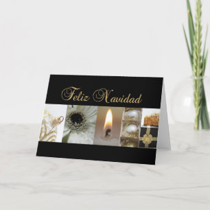 Festividades Cartão de Natal espanhol Feliz Navidad