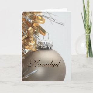 Festividades Cartão de Natal espanhol Feliz Navidad