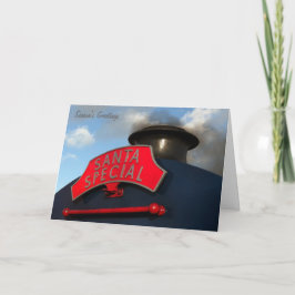 Festividades Cartão de Natal especial do papai noel