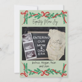 Festividades Cartão de Natal Esperando Mais Alegria