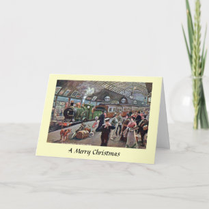 Festividades Cartão de Natal - Estação Paddington, Londres