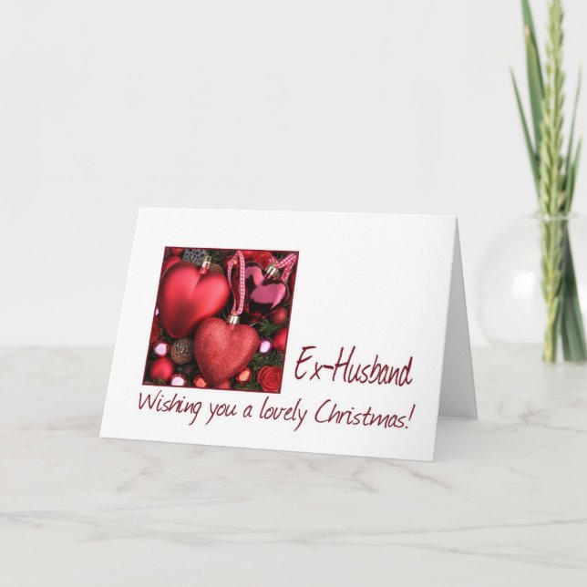 Festividades Cartão de Natal Ex-Marido (Frente)
