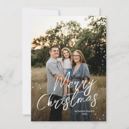 Festividades Cartão de Natal Família Feliz