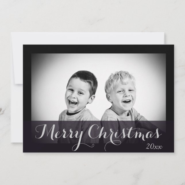 Festividades Cartão de Natal feito sob encomenda da foto da (Frente)