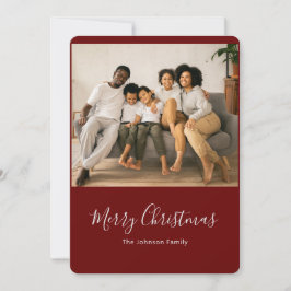 Festividades Cartão de Natal Feliz