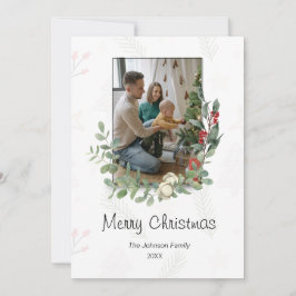 Festividades Cartão de Natal Feliz