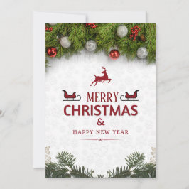 Festividades Cartão de Natal Feliz