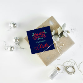 Festividades Cartão de Natal: Feliz Natal é sobre Jesus