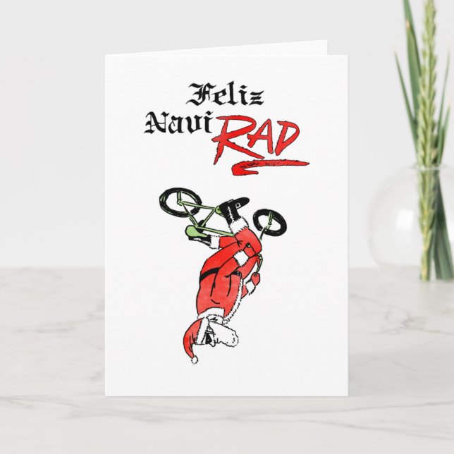 Festividades Cartão de Natal Feliz NaviRAD (Frente)