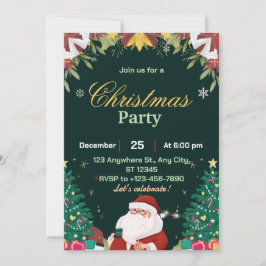 Festividades Cartão de Natal Festivo Mínimo Imprimível