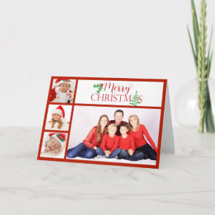 Festividades Cartão de Natal Fotográfico