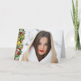 Festividades Cartão de Natal Fotográfico