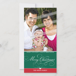Festividades CARTÃO DE NATAL FOTOGRÁFICO: adorável tipo 2