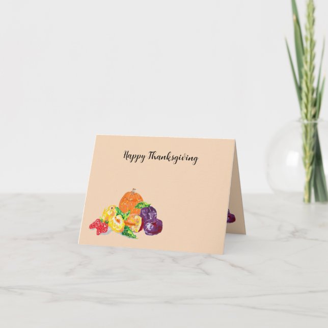 Festividades Cartão de Natal G: Ação de Graças Abençoada (Frente)