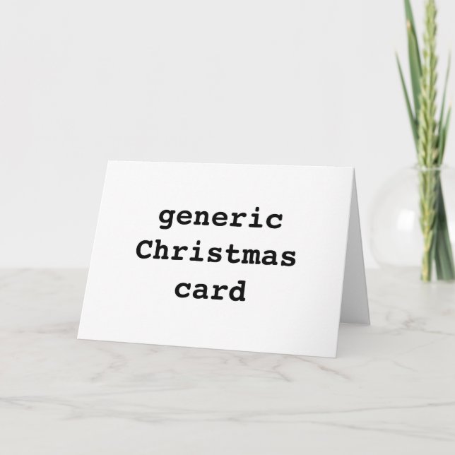 Festividades Cartão de Natal Genérico (Frente)