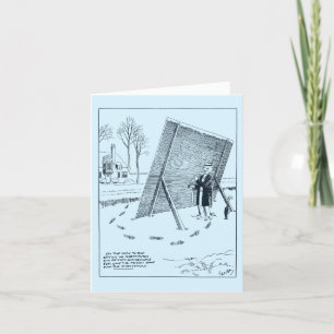 Festividades Cartão de Natal H.T. Webster/Timid Soul