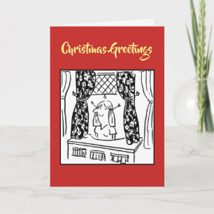 Festividades Cartão de Natal Haberdashery