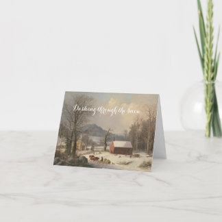 Festividades Cartão de Natal Histórico de inverno