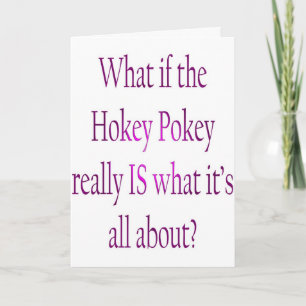 Festividades cartão de natal hokey pokey