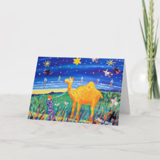 Festividades Cartão de Natal Humpy Cornish Camel