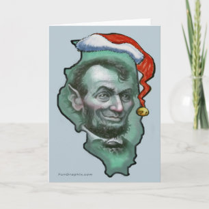 Festividades Cartão de Natal Illinois