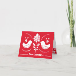 Festividades Cartão de Natal inspirado no estilo escandinavo. E