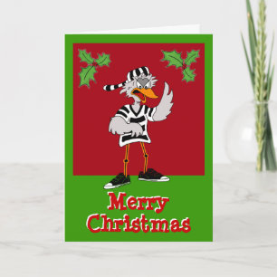 Festividades Cartão de Natal Jailbird