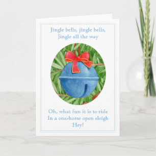 FESTIVIDADES CARTÃO DE NATAL JINGLE BELLS