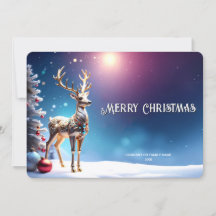 Cartão de Natal Jóias da Rena
