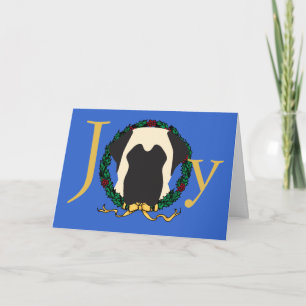 Festividades Cartão de Natal Joy Mastiff