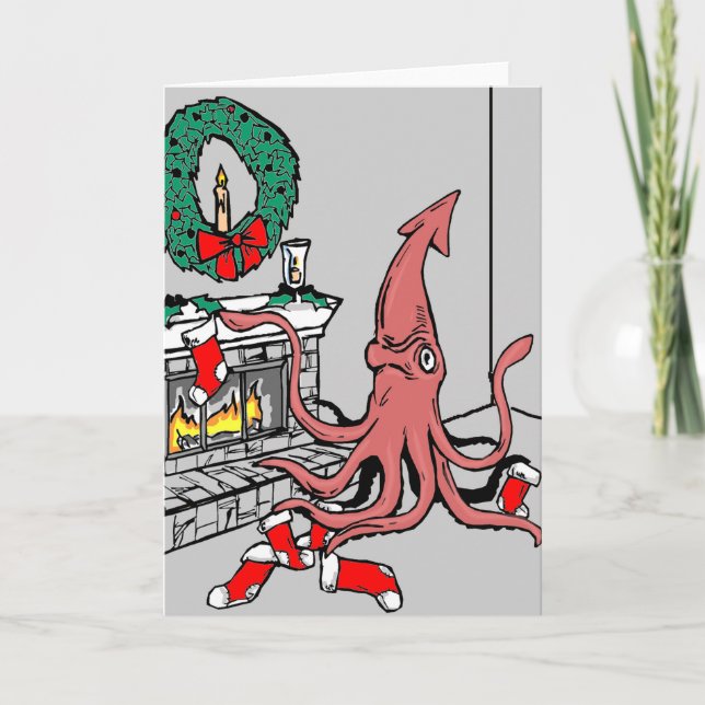 Festividades Cartão de Natal Lado (Frente)