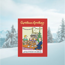 Festividades Cartão de Natal Legal de Script de Natividade com 