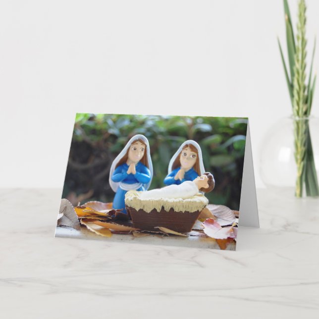 Festividades Cartão de Natal lésbica (Frente)