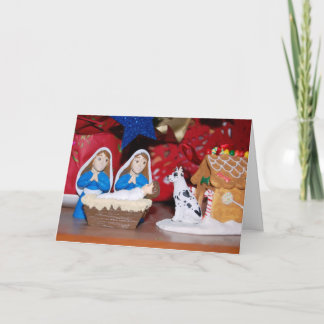 Festividades Cartão de Natal Lésbico com Cachorro