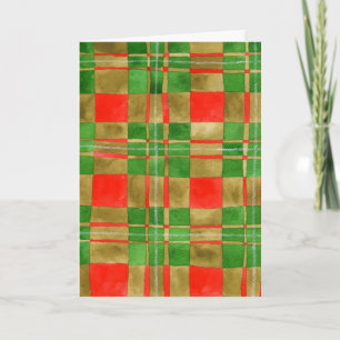 Festividades Cartão de Natal MAC GREGOR TARTAN